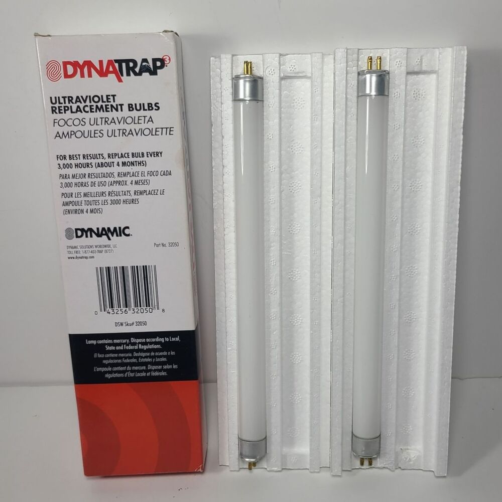 NEW DynaTrap 32050 6-Watt UV Bulbs for Outdoor Insect Trap Models Ultraviolet